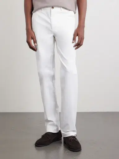 MR P. Samuel Straight-Leg Organic Cotton-Blend Twill Chinos - Men | Thumbnail 3