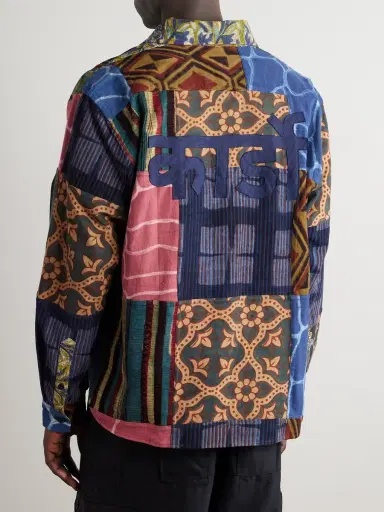 Kardo Luis Printed Patchwork Cotton Shirt - Men | Thumbnail 3