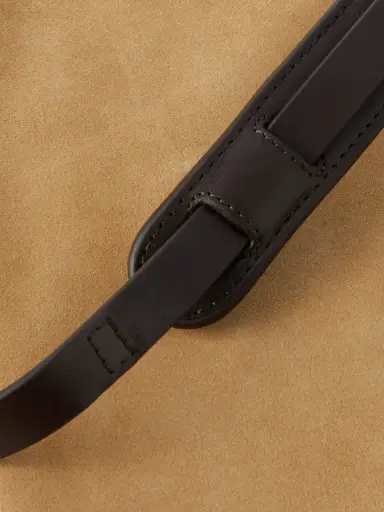 Dries Van Noten Leather-Trimmed Suede Messenger Bag - Men | Thumbnail 4 Dries Van Noten Leather-Trimmed Suede Messenger Bag - Men | Thumbnail 4