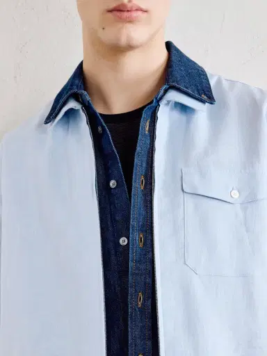 MR P. Linen Shirt Jacket - Men | Thumbnail 5 MR P. Linen Shirt Jacket - Men | Thumbnail 5