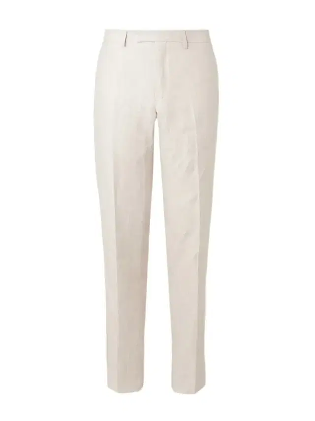 MR P. Straight-Leg Houndstooth Linen Trousers - Men