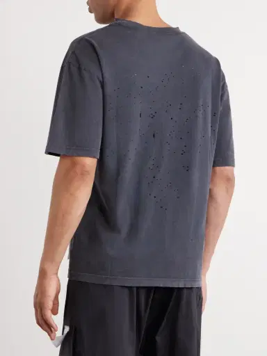Satisfy Logo-Print Distressed MothTech™ Cotton-Jersey T-Shirt - Men | Thumbnail 3 Satisfy Logo-Print Distressed MothTech™ Cotton-Jersey T-Shirt - Men | Thumbnail 3