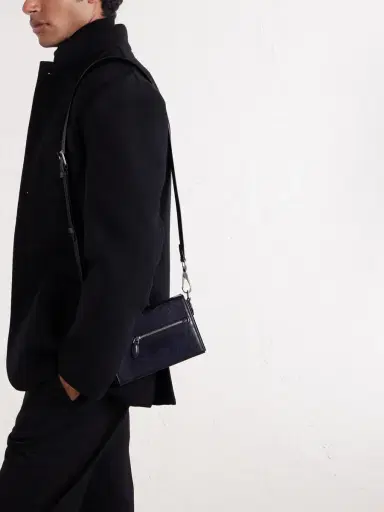 Berluti Jour de Poche Scritto Venezia Leather Messenger Bag - Men | Thumbnail 2 Berluti Jour de Poche Scritto Venezia Leather Messenger Bag - Men | Thumbnail 2