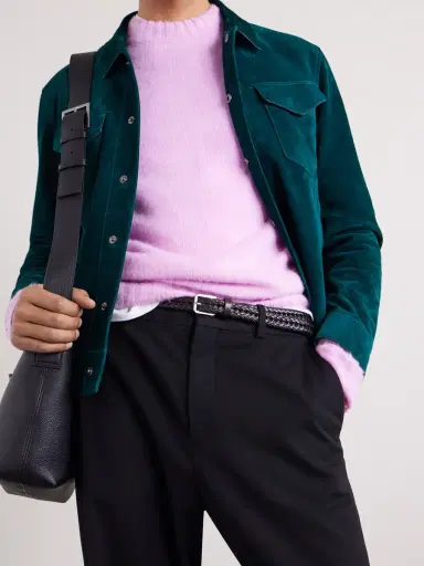Tom Ford 2cm Woven Leather Belt - Men | Thumbnail 2 Tom Ford 2cm Woven Leather Belt - Men | Thumbnail 2
