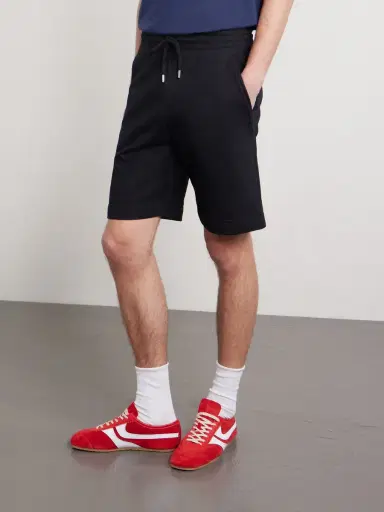 Dries Van Noten Straight-Leg Cotton-Jersey Drawstring Shorts - Men | Thumbnail 3 Dries Van Noten Straight-Leg Cotton-Jersey Drawstring Shorts - Men | Thumbnail 3