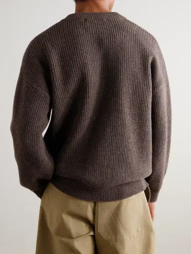 FrizmWORKS Deck Ribbed Wool-Blend Zip-Up Cardigan - Men | Thumbnail 4 FrizmWORKS Deck Ribbed Wool-Blend Zip-Up Cardigan - Men | Thumbnail 4