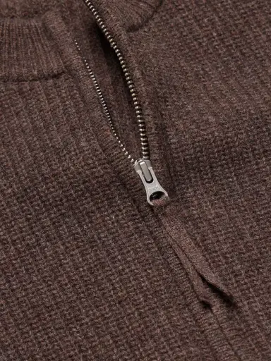 FrizmWORKS Deck Ribbed Wool-Blend Zip-Up Cardigan - Men | Thumbnail 5 FrizmWORKS Deck Ribbed Wool-Blend Zip-Up Cardigan - Men | Thumbnail 5