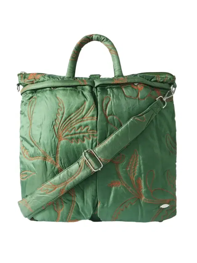 Embroidered Silk-Twill Tote - Men