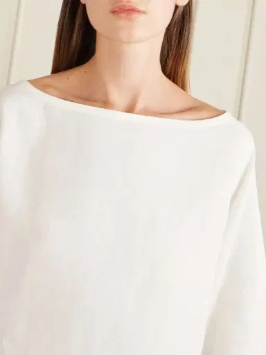 The Row Junia Oversized Linen Blouse | Thumbnail 4 The Row Junia Oversized Linen Blouse | Thumbnail 4