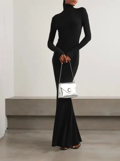 Norma Kamali Stretch-jersey Turtleneck Gown | Thumbnail 2 Norma Kamali Stretch-jersey Turtleneck Gown | Thumbnail 2