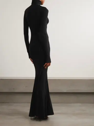 Norma Kamali Stretch-jersey Turtleneck Gown | Thumbnail 4 Norma Kamali Stretch-jersey Turtleneck Gown | Thumbnail 4