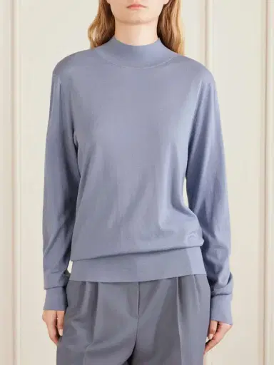 The Row Nari Wool Mock-neck Sweater | Thumbnail 3 The Row Nari Wool Mock-neck Sweater | Thumbnail 3