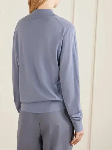 The Row Nari Wool Mock-neck Sweater | Thumbnail 4 The Row Nari Wool Mock-neck Sweater | Thumbnail 4
