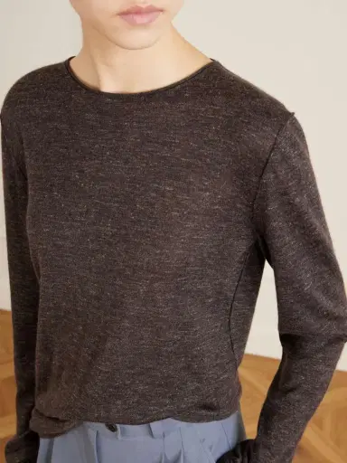 The Row Nile Cashmere, Silk And Linen Blend Sweater | Thumbnail 5 The Row Nile Cashmere, Silk And Linen Blend Sweater | Thumbnail 5