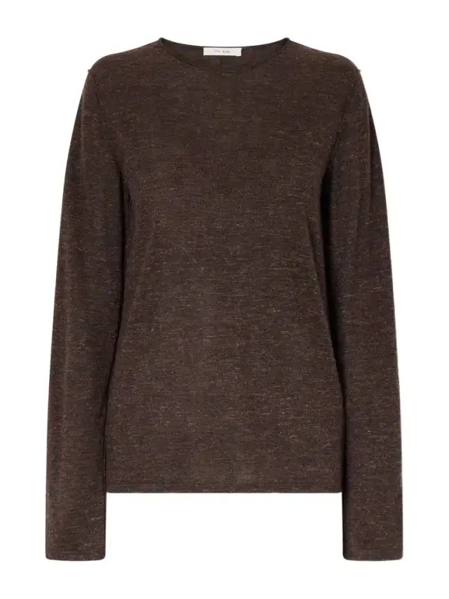 Nile Cashmere, Silk And Linen Blend Sweater