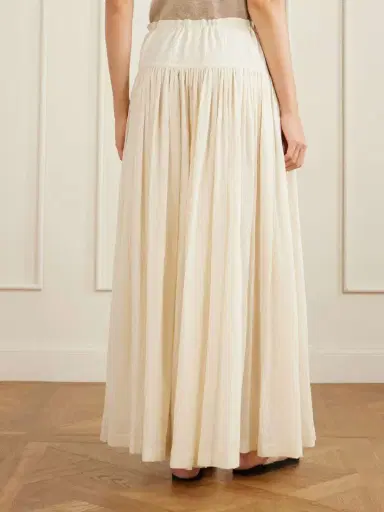 The Row Berenice Pleated Cotton Wide-leg Pants | Thumbnail 4