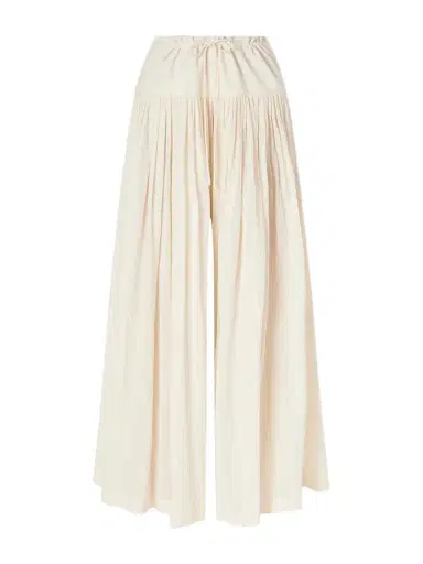 The Row Berenice Pleated Cotton Wide-leg Pants | Thumbnail 1