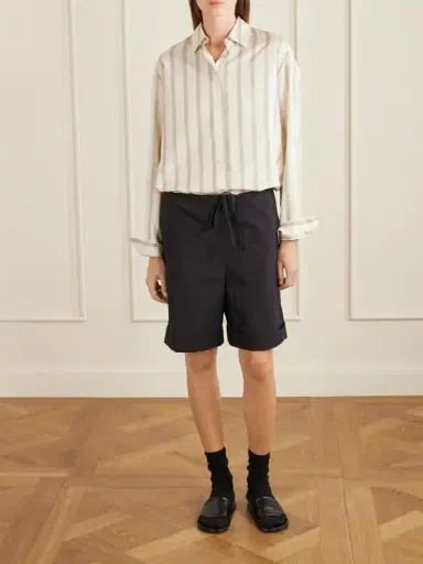 The Row Emiliano Cotton-poplin Shorts | Thumbnail 2
