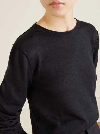 The Row Nile Cashmere, Silk And Linen Blend Sweater | Thumbnail 5