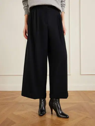 The Row Lior Wool Wide-leg Pants | Thumbnail 3 The Row Lior Wool Wide-leg Pants | Thumbnail 3