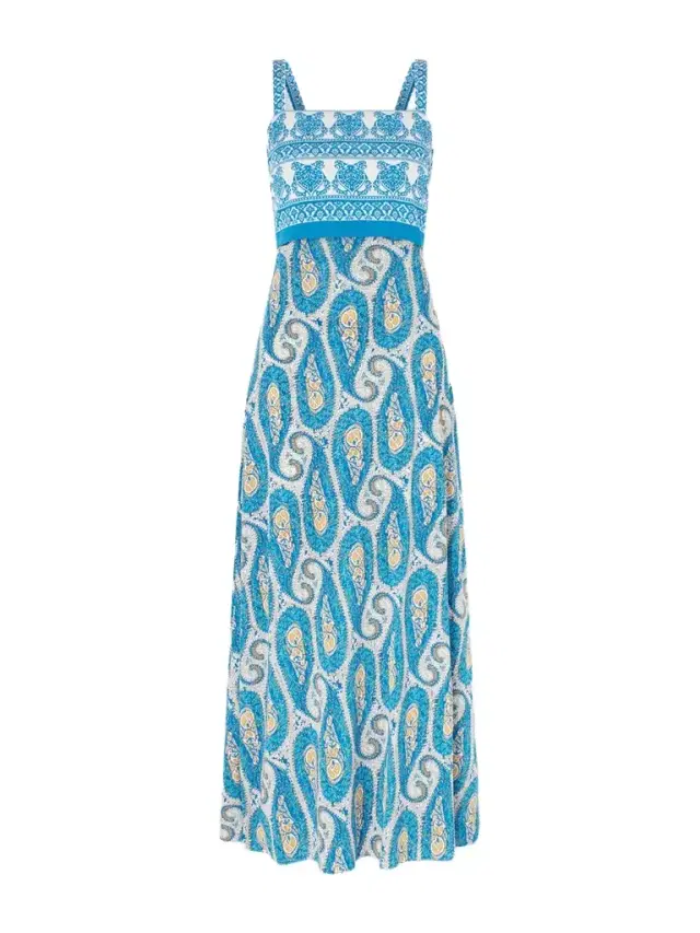 Paisley-print Jersey Maxi Dress