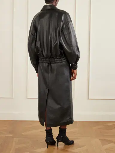 Jil Sander Leather Bomber Jacket | Thumbnail 3 Jil Sander Leather Bomber Jacket | Thumbnail 3