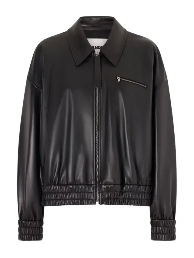 Leather Bomber Jacket