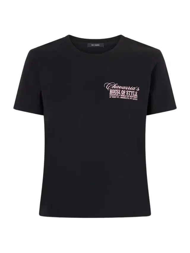 House Of Style Printed Cotton-jersey T-shirt
