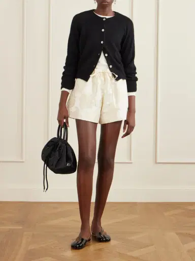 Simone Rocha Floral-jacquard Satin Shorts | Thumbnail 2