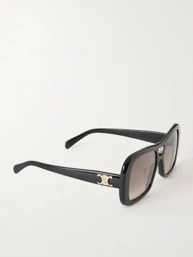 CELINE Eyewear Aviator-style Acetate Sunglasses | Thumbnail 3