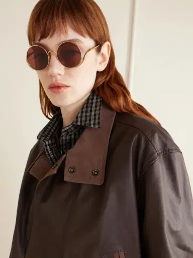Loewe Round-frame Gold-tone Sunglasses | Thumbnail 2 Loewe Round-frame Gold-tone Sunglasses | Thumbnail 2