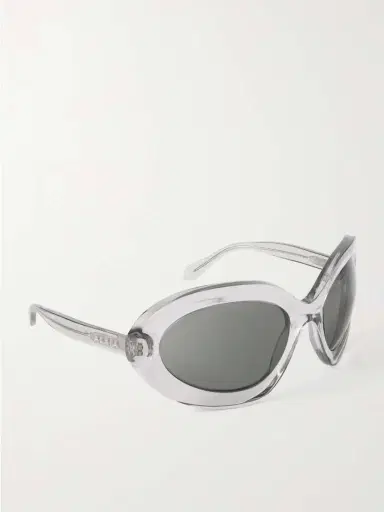 Alaïa Round-frame Acetate Sunglasses | Thumbnail 3 Alaïa Round-frame Acetate Sunglasses | Thumbnail 3