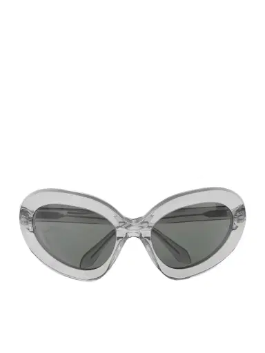 Alaïa Round-frame Acetate Sunglasses | Thumbnail 1 Alaïa Round-frame Acetate Sunglasses | Thumbnail 1