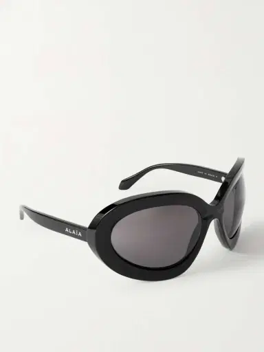 Alaïa Round-frame Acetate Sunglasses | Thumbnail 3