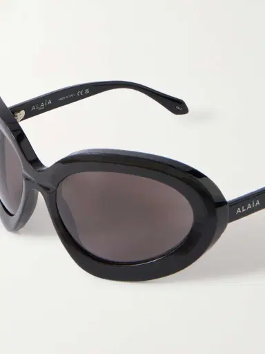 Alaïa Round-frame Acetate Sunglasses | Thumbnail 5