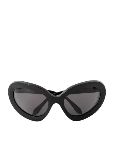 Alaïa Round-frame Acetate Sunglasses | Thumbnail 1