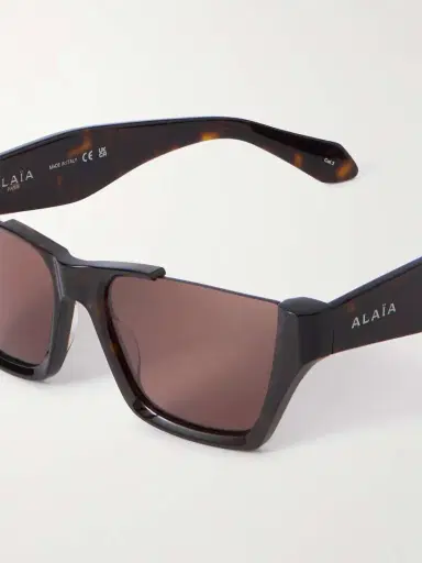 Alaïa Square-frame Tortoiseshell Acetate Sunglasses | Thumbnail 5 Alaïa Square-frame Tortoiseshell Acetate Sunglasses | Thumbnail 5