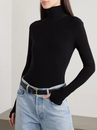 Norma Kamali Stretch-jersey Turtleneck Bodysuit | Thumbnail 3