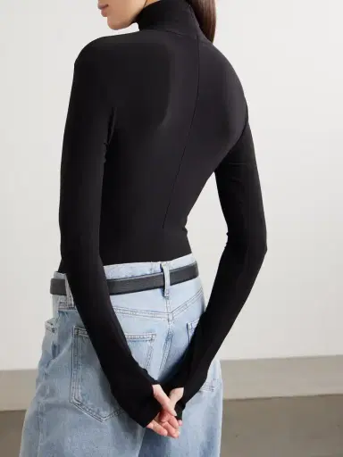 Norma Kamali Stretch-jersey Turtleneck Bodysuit | Thumbnail 4