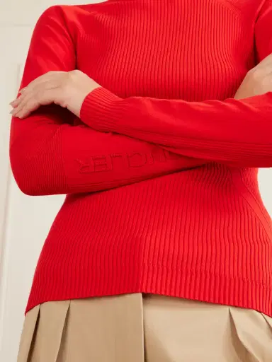 Moncler Grenoble Appliquéd Ribbed-knit T-shirt | Thumbnail 5