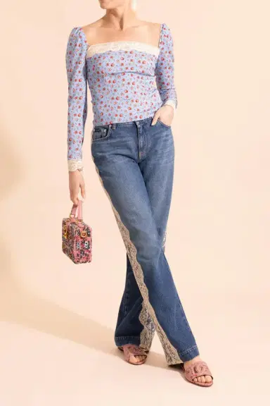 Dolce & Gabbana 5 Pocket Side Detail Trouser | Thumbnail 2