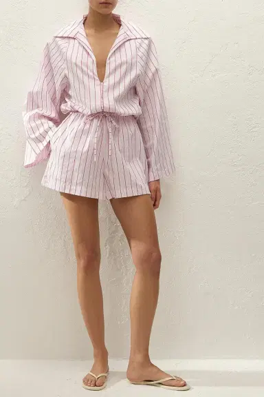 Faithfull Aksel Playsuit - Fiori Stripe Palazzo | Thumbnail 2