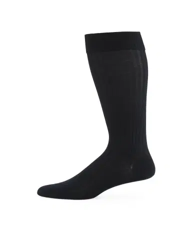 Pantherella Men's Laburnum Over-the-Calf Ribbed Merino Wool Socks | Thumbnail 2