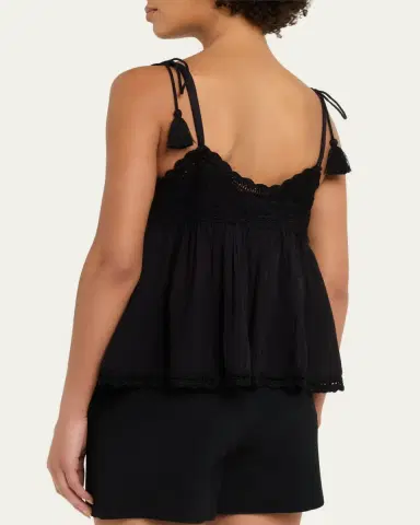 Ulla Johnson Bermuda Crochet Coverup Top | Thumbnail 3 Ulla Johnson Bermuda Crochet Coverup Top | Thumbnail 3