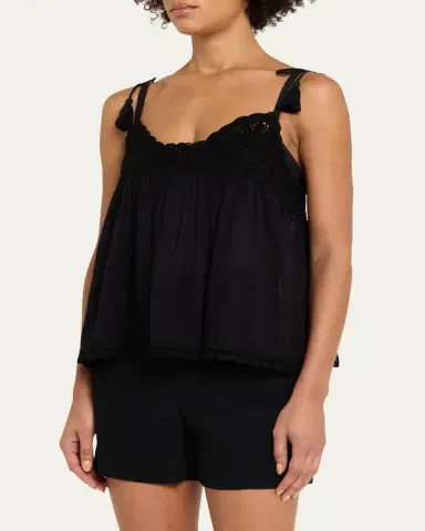 Ulla Johnson Bermuda Crochet Coverup Top | Thumbnail 4 Ulla Johnson Bermuda Crochet Coverup Top | Thumbnail 4