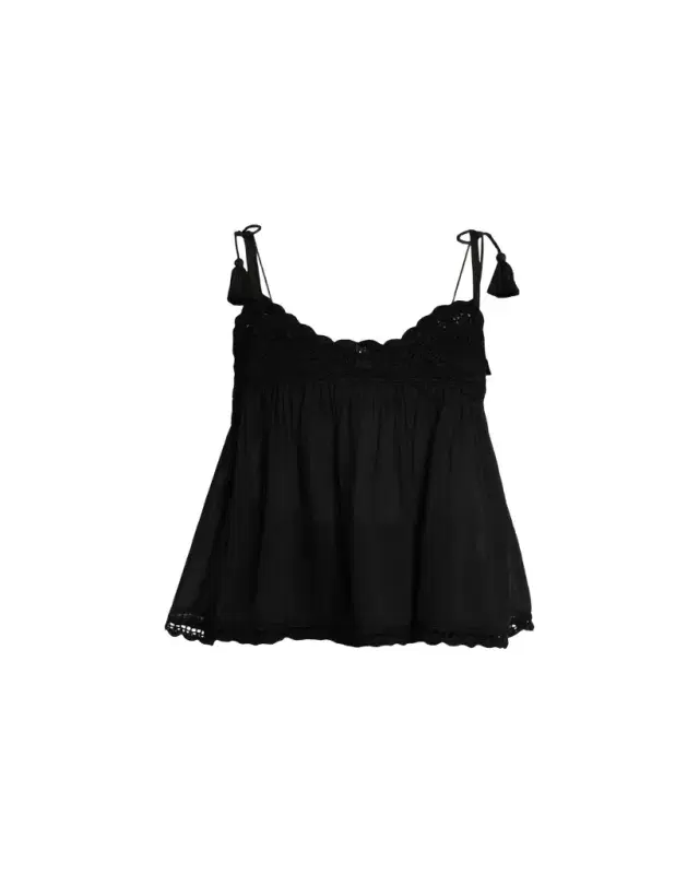 Ulla Johnson Bermuda Crochet Coverup Top