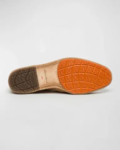 Santoni Men's Carlo Burnished Suede Driving Shoes | Thumbnail 5