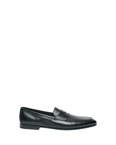 Santoni Men's Carlo Soft Leather Reverse Goodyear Penny Loafers | Thumbnail 1