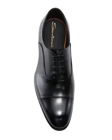 Santoni Men's Isaac Cap-Toe Leather Oxford Shoes | Thumbnail 1