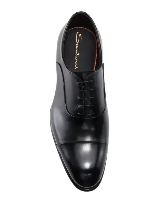 Men's Isaac Cap-Toe Leather Oxford Shoes